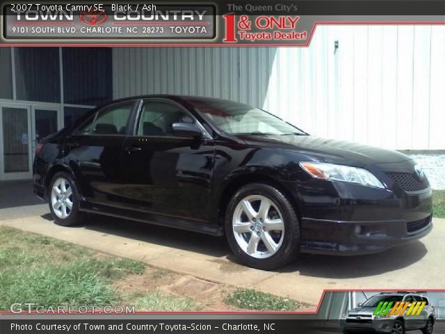 2007 Toyota Camry SE in Black