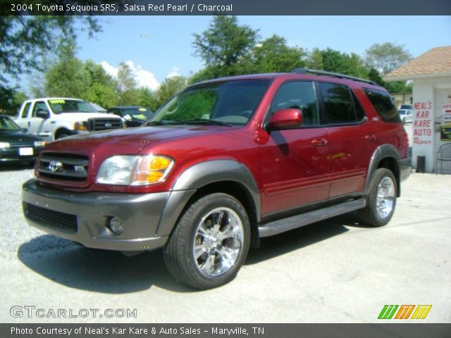 2004 Toyota Sequoia SR5 in Salsa Red Pearl