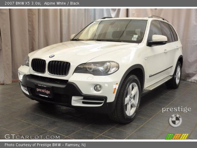 2007 BMW X5 3.0si in Alpine White