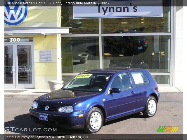 2004 Volkswagen Golf GL 2 Door in Indigo Blue Metallic