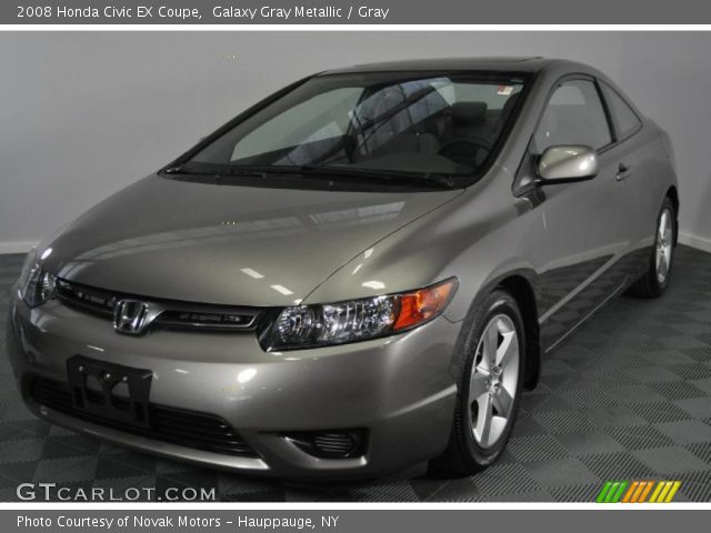 2008 Honda Civic EX Coupe in Galaxy Gray Metallic