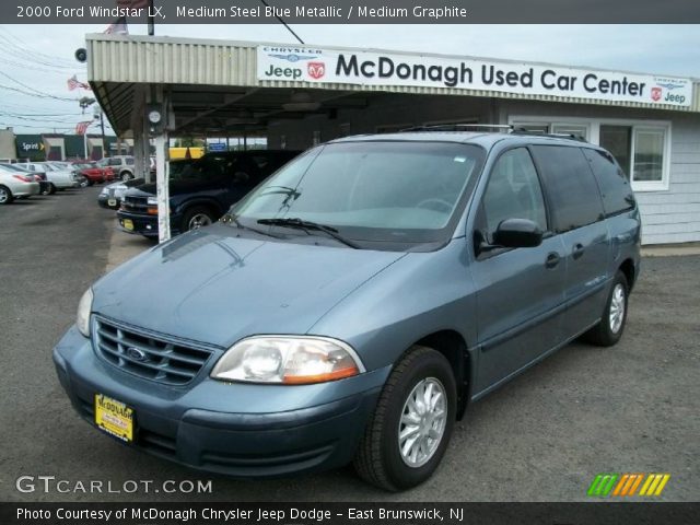2000 Ford Windstar LX in Medium Steel Blue Metallic