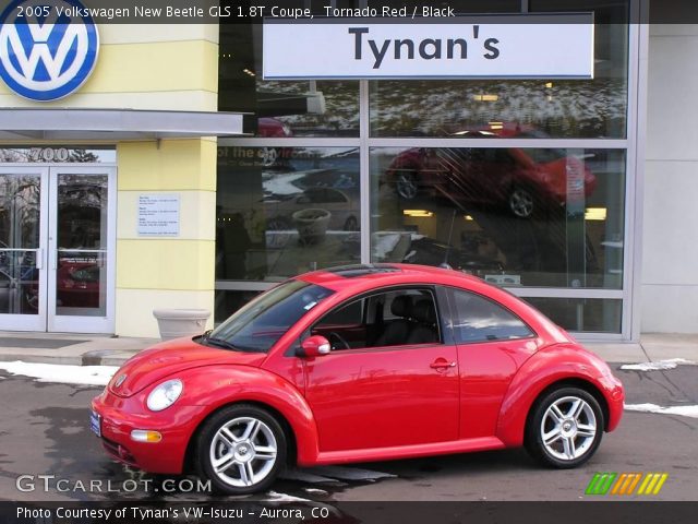 2005 Volkswagen New Beetle GLS 1.8T Coupe in Tornado Red