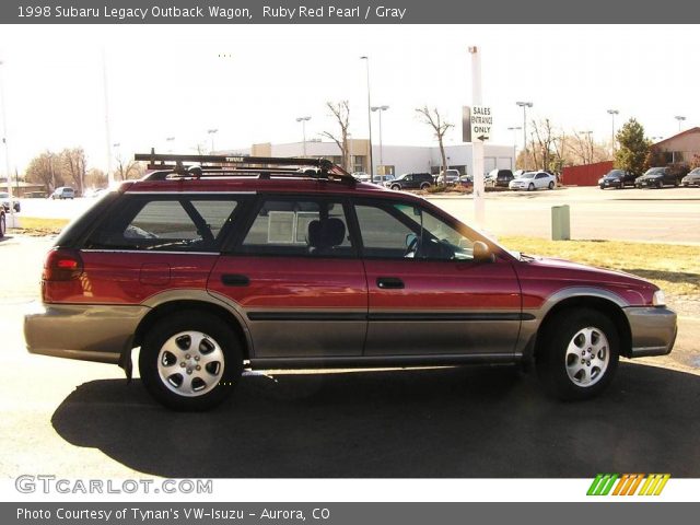 1998 Subaru Legacy Outback Wagon in Ruby Red Pearl