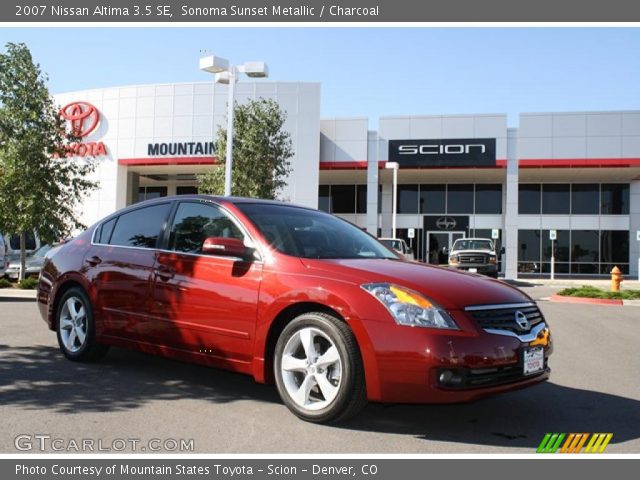 2007 Nissan Altima 3.5 SE in Sonoma Sunset Metallic