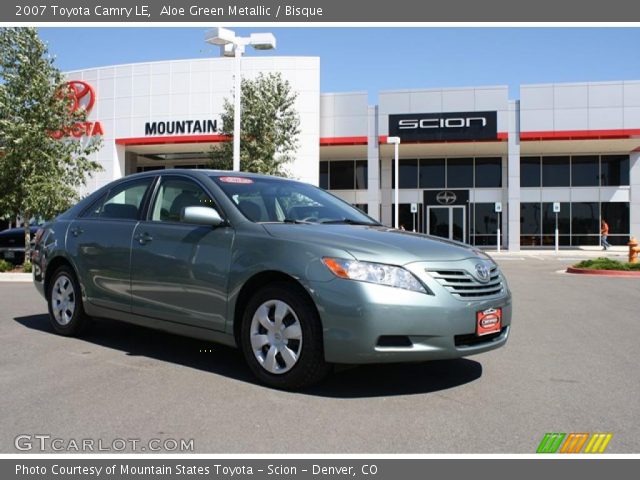 2007 Toyota Camry LE in Aloe Green Metallic