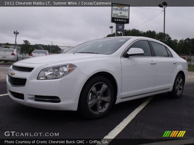 2011 Chevrolet Malibu LT in Summit White