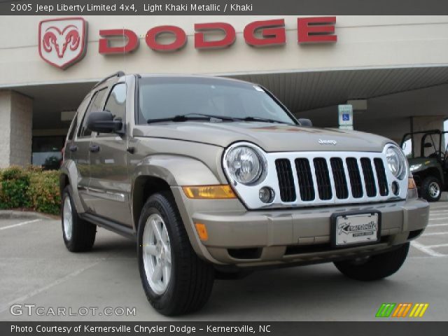 2005 Jeep Liberty Limited 4x4 in Light Khaki Metallic
