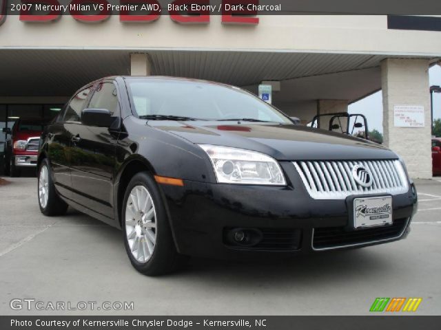 2007 Mercury Milan V6 Premier AWD in Black Ebony