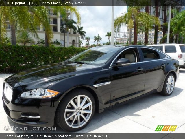 2011 Jaguar XJ XJL in Ebony Black