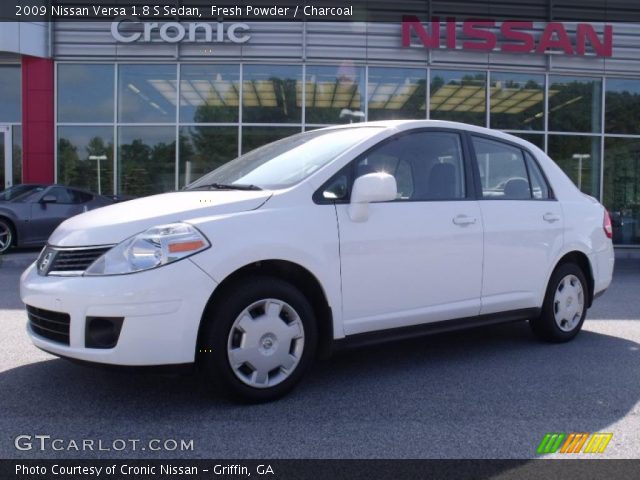 2009 Nissan Versa 1.8 S Sedan in Fresh Powder