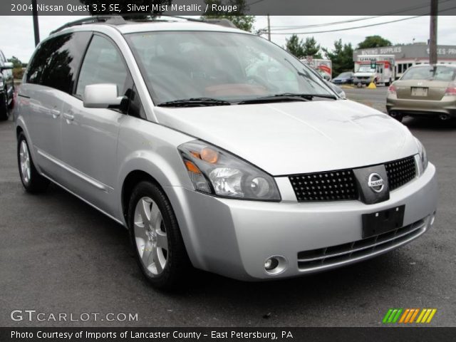 2004 Nissan Quest 3.5 SE in Silver Mist Metallic