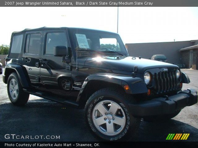 2007 Jeep Wrangler Unlimited Sahara in Black
