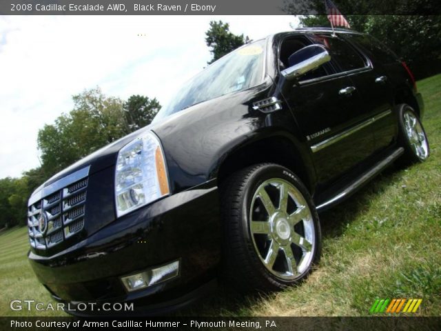 2008 Cadillac Escalade AWD in Black Raven