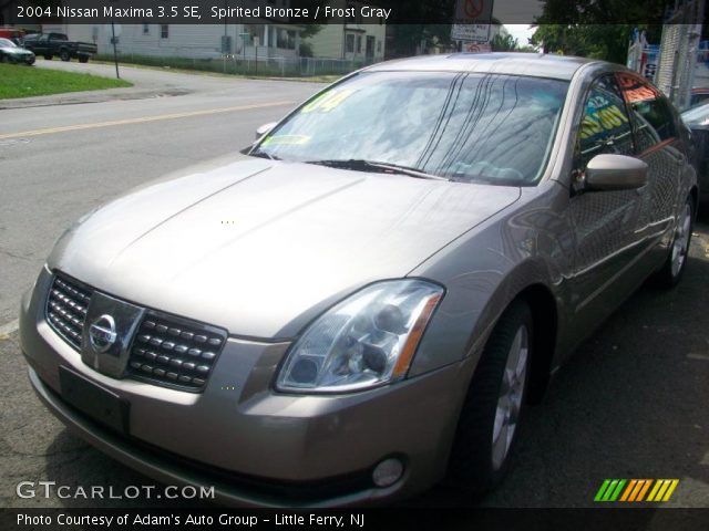 2004 Nissan Maxima 3.5 SE in Spirited Bronze