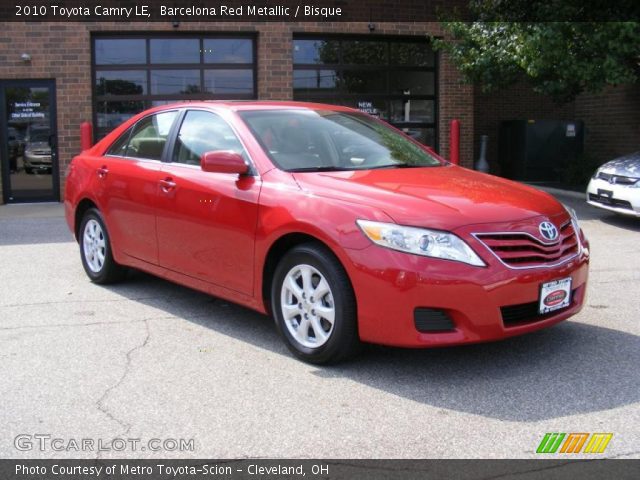 2010 Toyota Camry LE in Barcelona Red Metallic