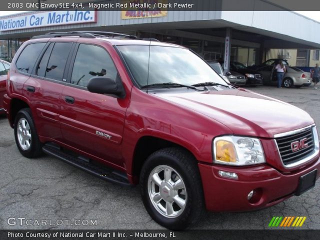 2003 GMC Envoy SLE 4x4 in Magnetic Red Metallic
