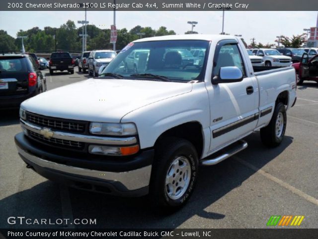 2002 Chevrolet Silverado 1500 LS Regular Cab 4x4 in Summit White