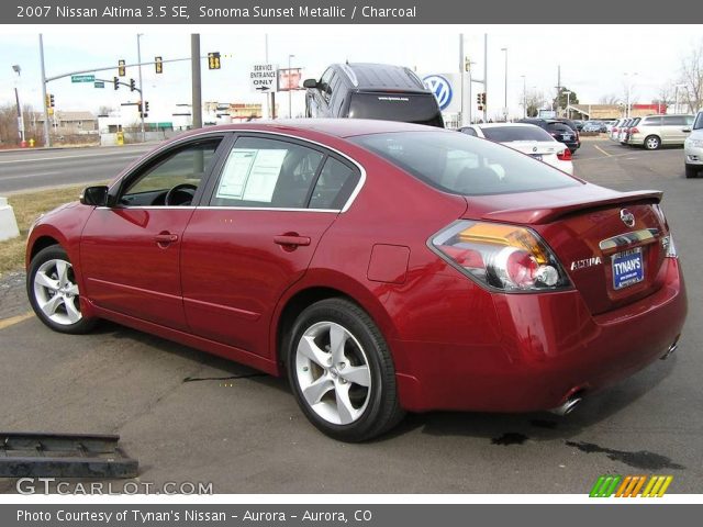 2007 Nissan Altima 3.5 SE in Sonoma Sunset Metallic