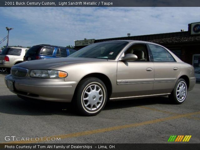 2001 Buick Century Custom in Light Sandrift Metallic