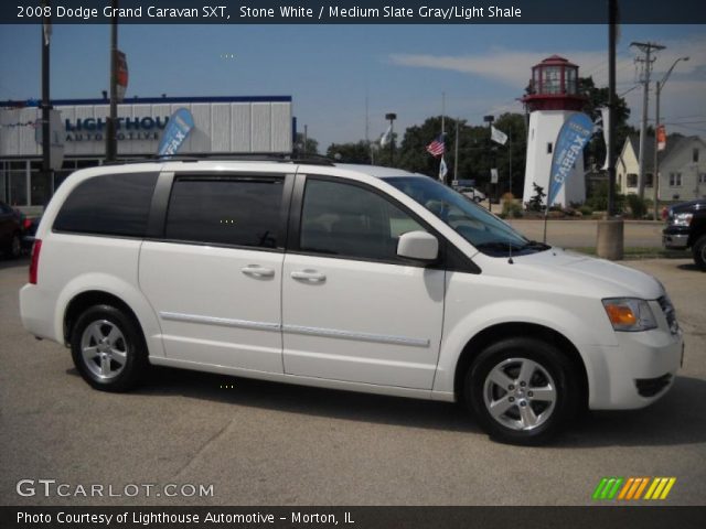 2008 Dodge Grand Caravan SXT in Stone White