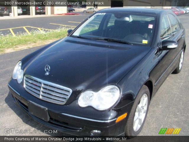 2007 Mercedes-Benz C 280 4Matic Luxury in Black