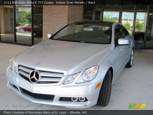 2011 Mercedes-Benz E 350 Coupe in Iridium Silver Metallic