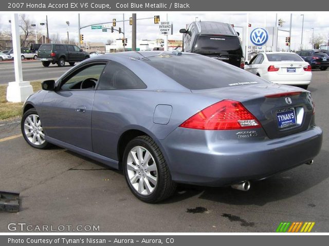 2007 Honda Accord EX V6 Coupe in Cool Blue Metallic