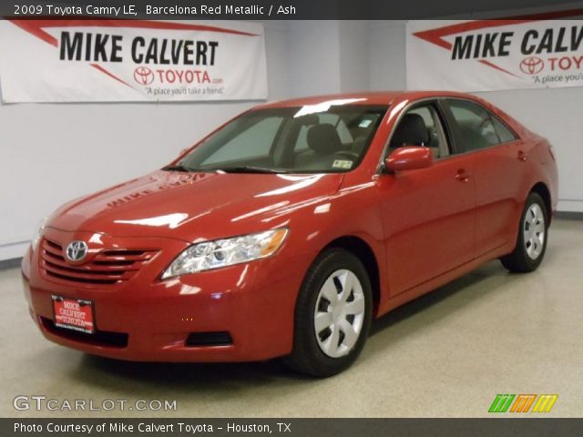 2009 Toyota Camry LE in Barcelona Red Metallic