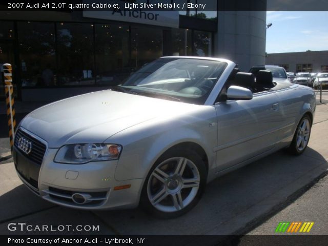 2007 Audi A4 2.0T quattro Cabriolet in Light Silver Metallic