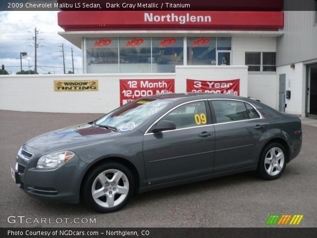 2009 Chevrolet Malibu LS Sedan in Dark Gray Metallic