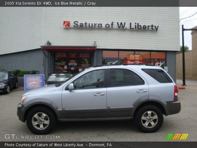 2005 Kia Sorento EX 4WD in Ice Blue Metallic