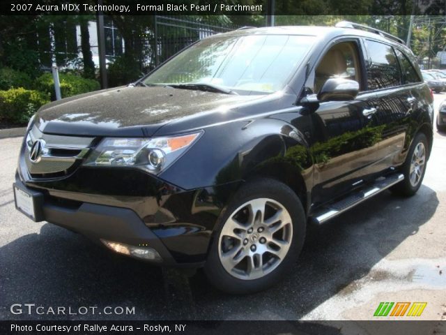 2007 Acura MDX Technology in Formal Black Pearl