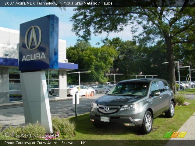 2007 Acura MDX Technology in Nimbus Gray Metallic