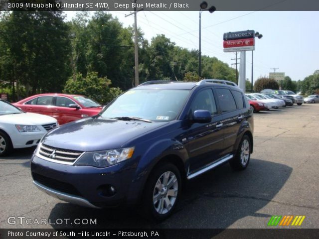2009 Mitsubishi Outlander SE 4WD in Deep Blue Metallic