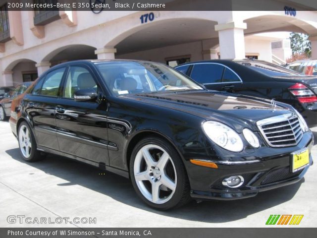 2009 Mercedes-Benz E 350 Sedan in Black