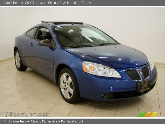 2007 Pontiac G6 GT Coupe in Electric Blue Metallic