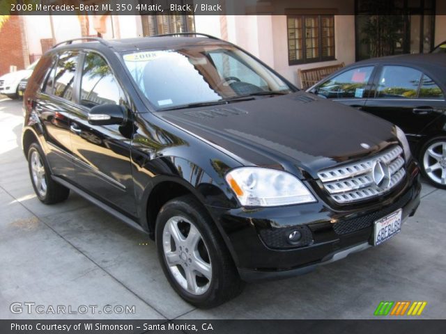 2008 Mercedes-Benz ML 350 4Matic in Black