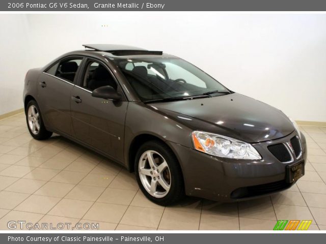 2006 Pontiac G6 V6 Sedan in Granite Metallic