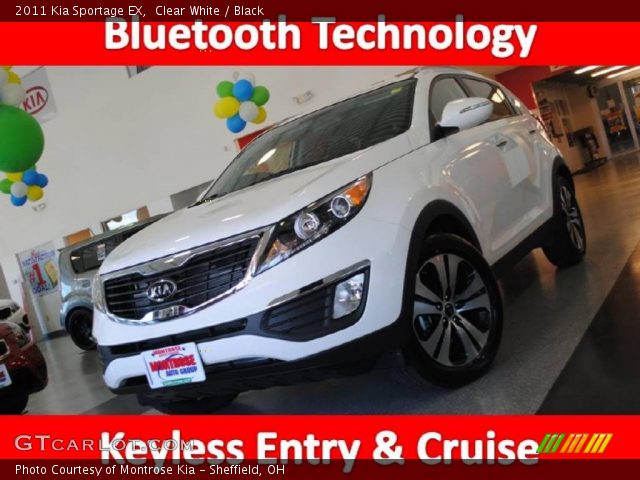 2011 Kia Sportage EX in Clear White