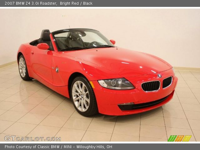 2007 BMW Z4 3.0i Roadster in Bright Red