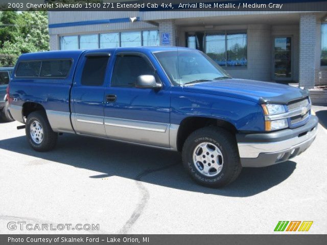 2003 Chevrolet Silverado 1500 Z71 Extended Cab 4x4 in Arrival Blue Metallic