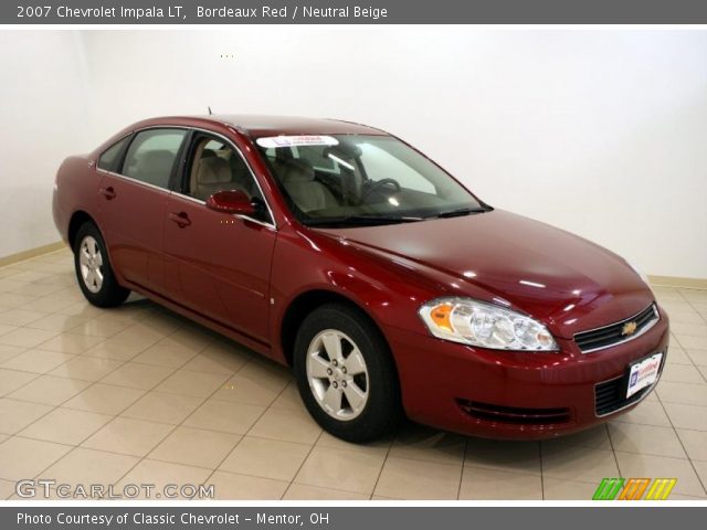 2007 Chevrolet Impala LT in Bordeaux Red