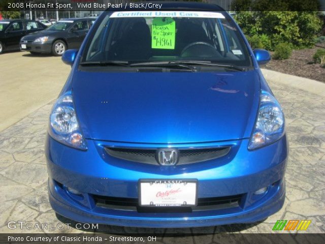 2008 Honda Fit Sport in Vivid Blue Pearl