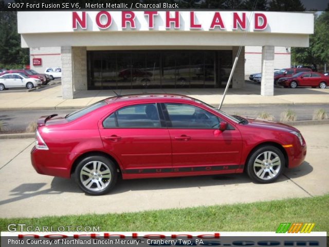 2007 Ford Fusion SE V6 in Merlot Metallic