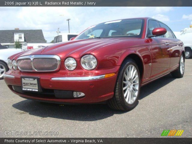 2006 Jaguar XJ XJ8 L in Radiance Red Metallic