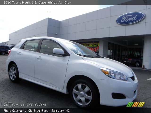 2010 Toyota Matrix 1.8 in Super White