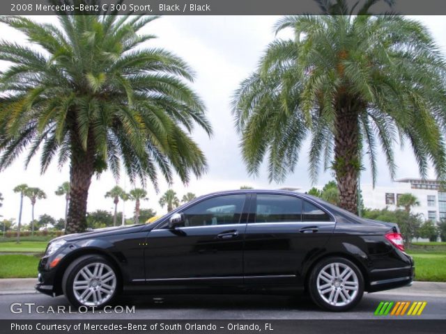 2008 Mercedes-Benz C 300 Sport in Black