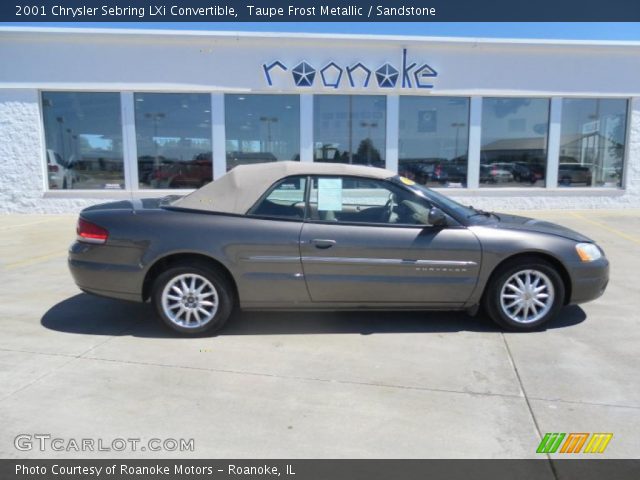 2001 Chrysler Sebring LXi Convertible in Taupe Frost Metallic