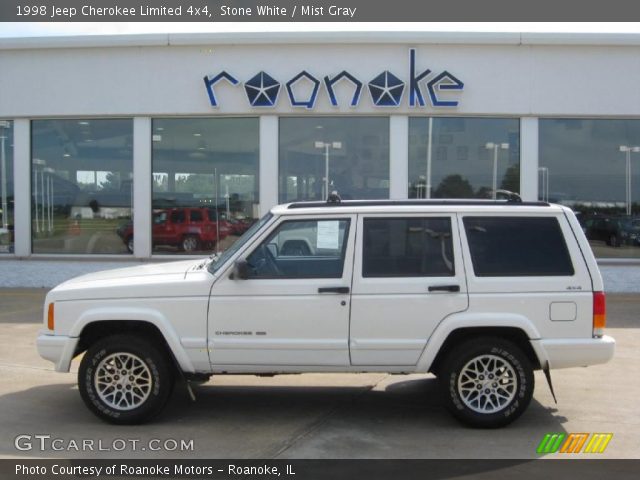 1998 Jeep Cherokee Limited 4x4 in Stone White